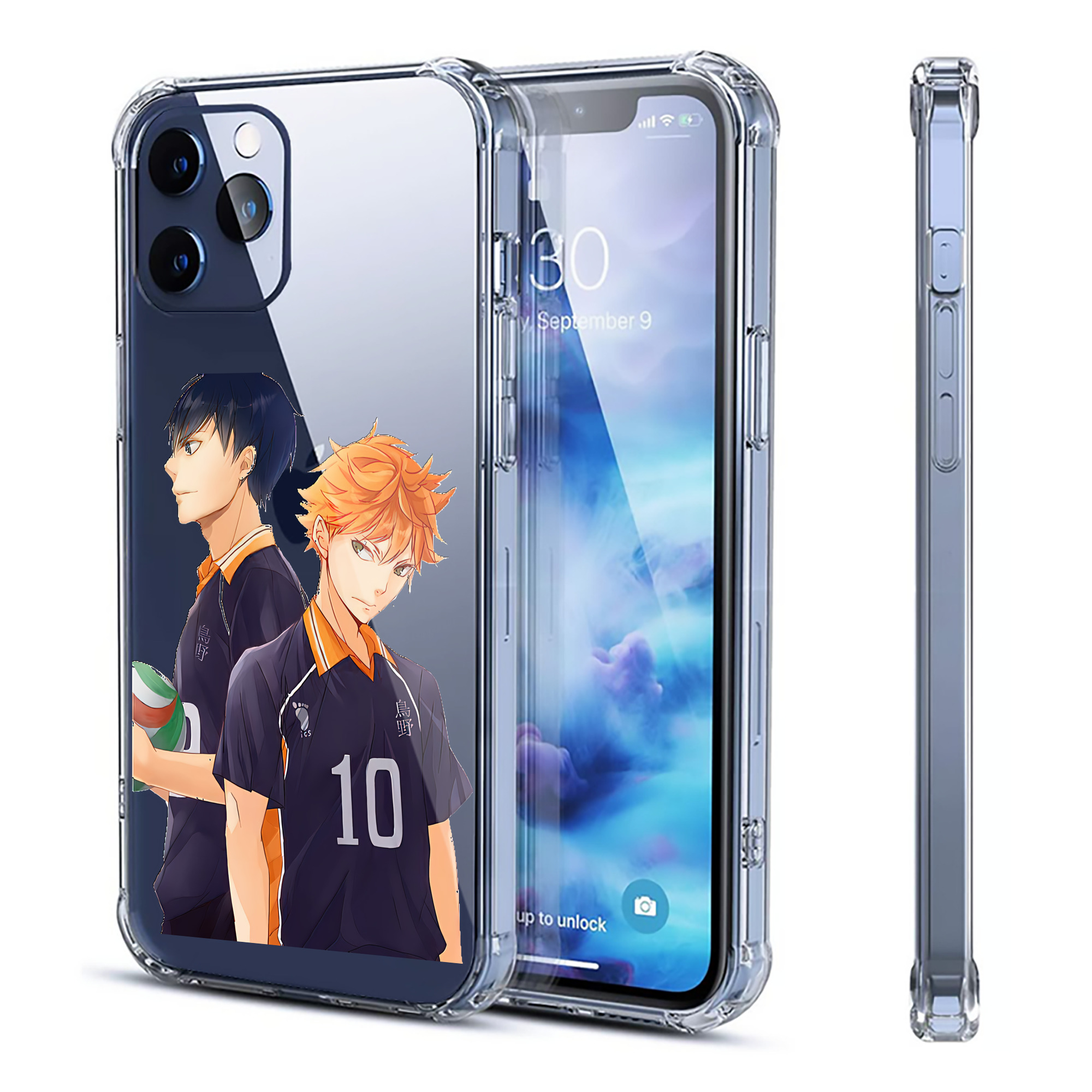ハイキュー!! Haikyu!! 【iPhone 12シリーズ対応】透明スマホケース（クリアソフトケース）